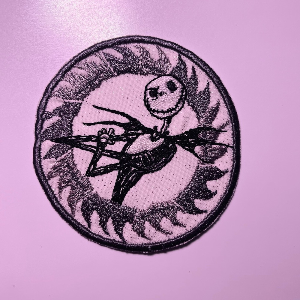 Jack skellington from nightmare before Christmas disney iron on patch